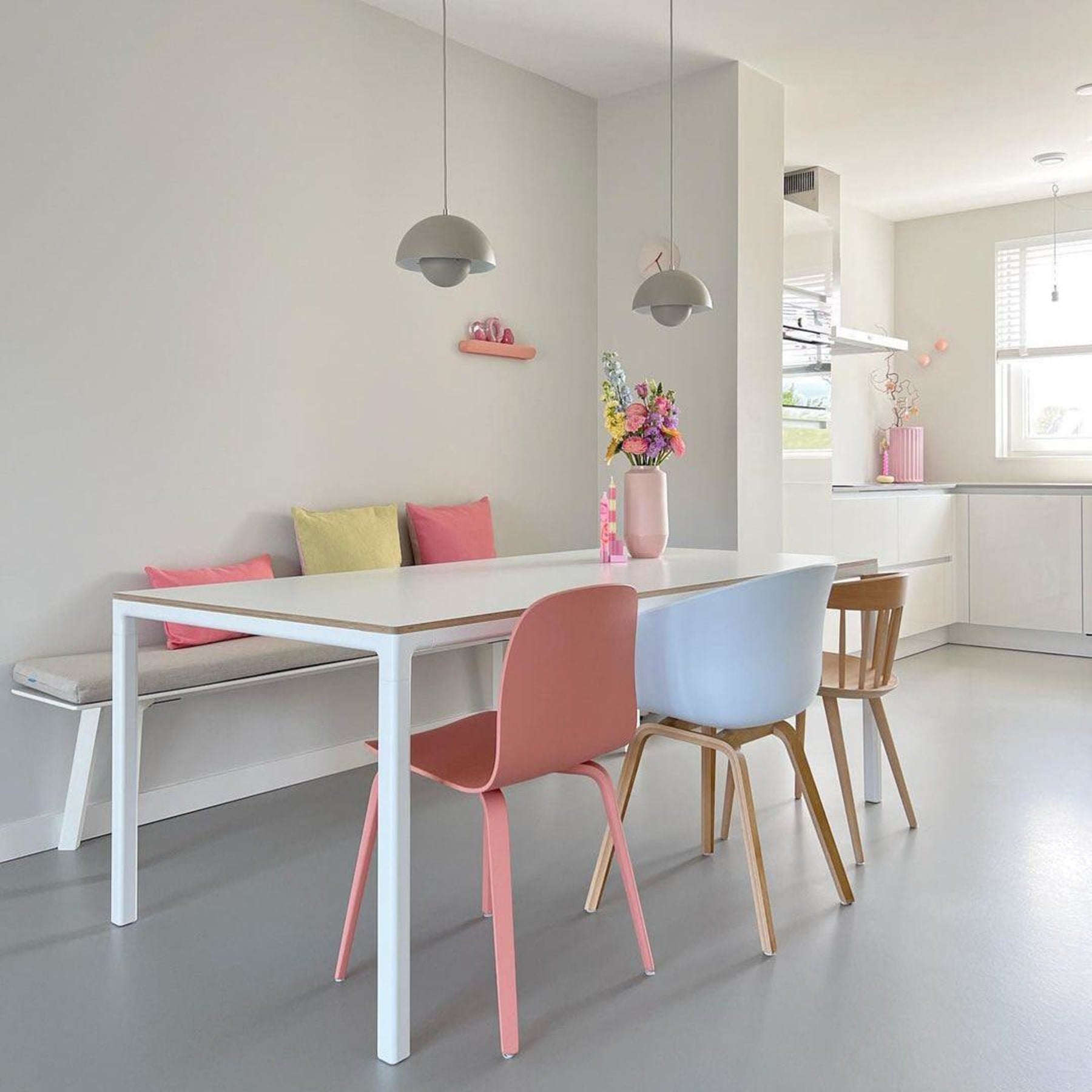 Modern Metal Dome Pendant Light With Integrated LED for Kitchen and Dining — Halden Lighting