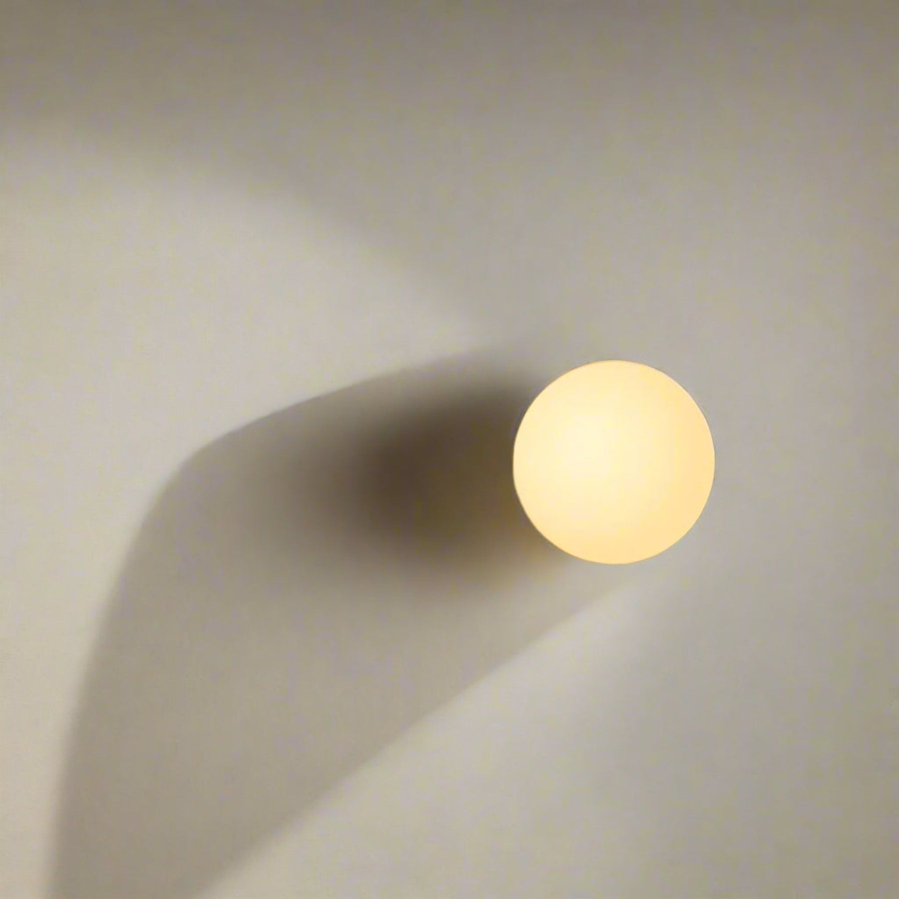 Modern Glass Wall Light With Warm LED Glow — Halden Lighting
