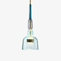 Modern Glass Pendant Light With Warm LED Glow in A: 19 × 61.5 cm (7.5" × 24.2") — Halden Lighting
