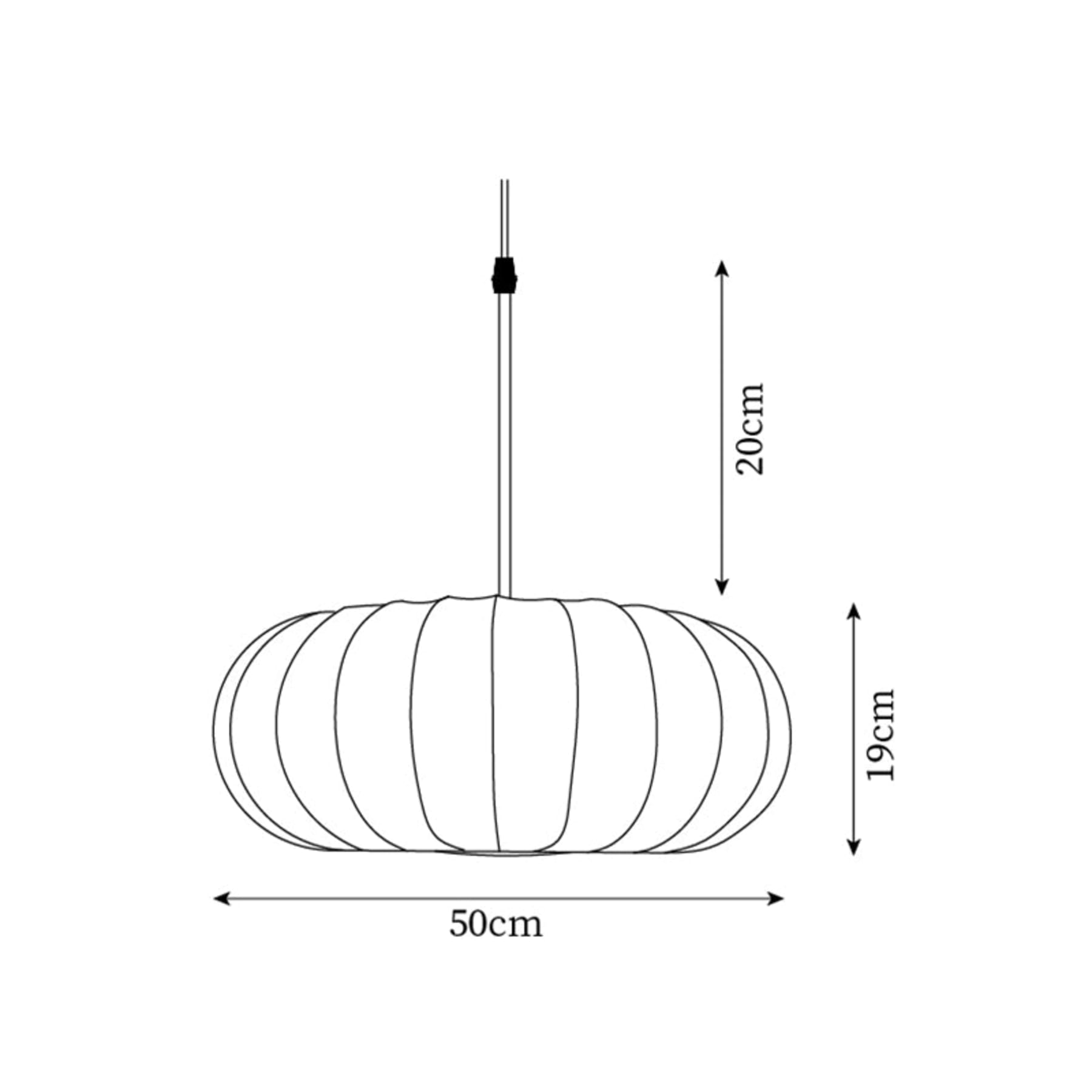 Modern Fabric Pendant Light for Living and Dining Rooms — Halden Lighting