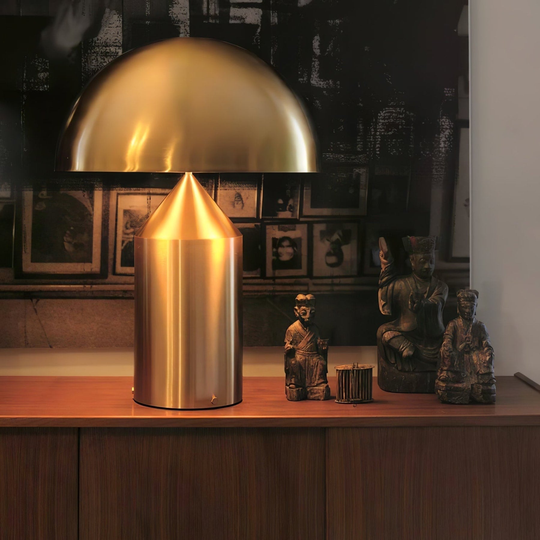 Modern Metal Table Lamp for Living Room and Bedroom — Halden Lighting
