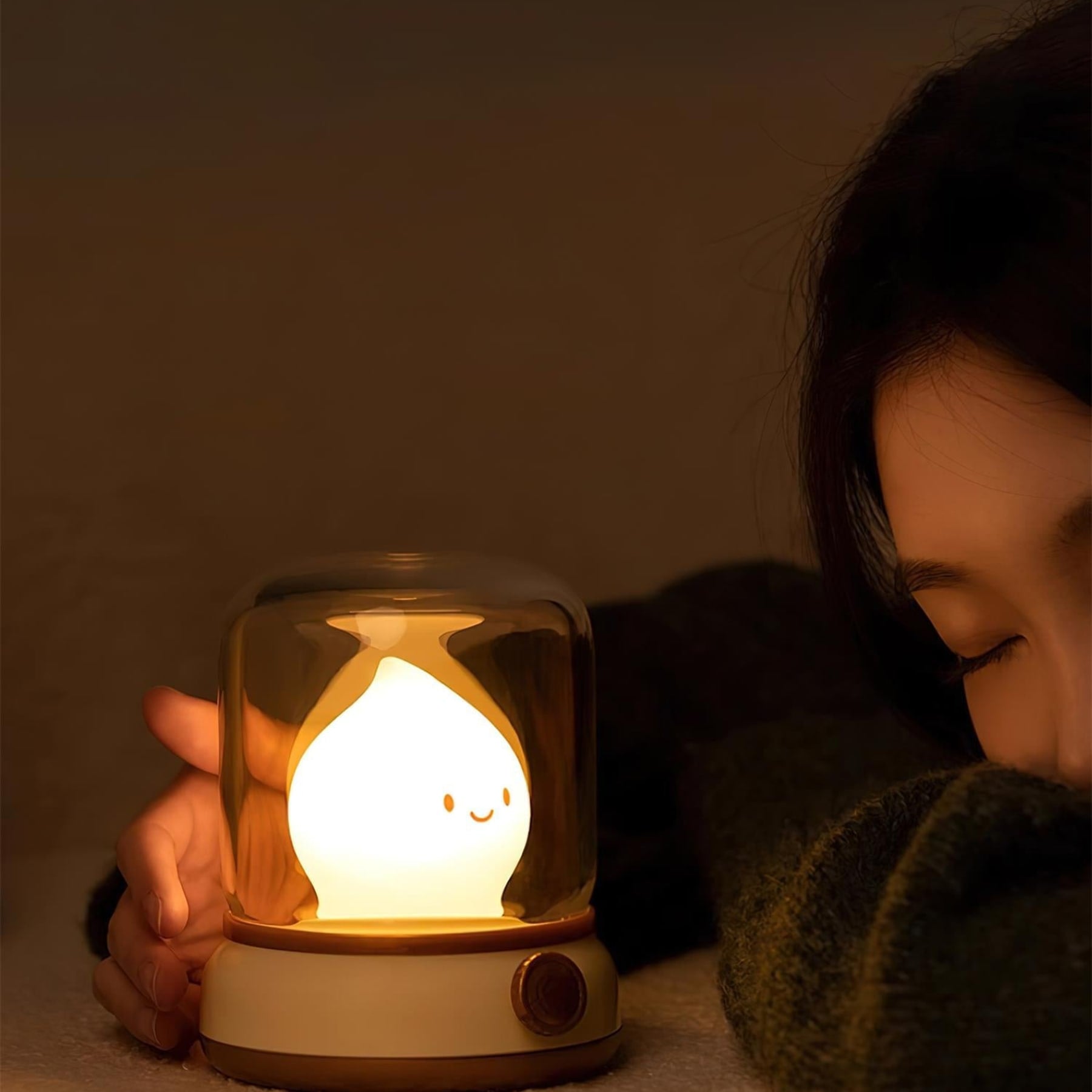 Modern Cordless Table Lamp With Warm LED Glow — Halden Lighting