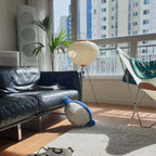 Modern Rice Paper Floor Lamp for Living Room and Bedroom — Halden Lighting