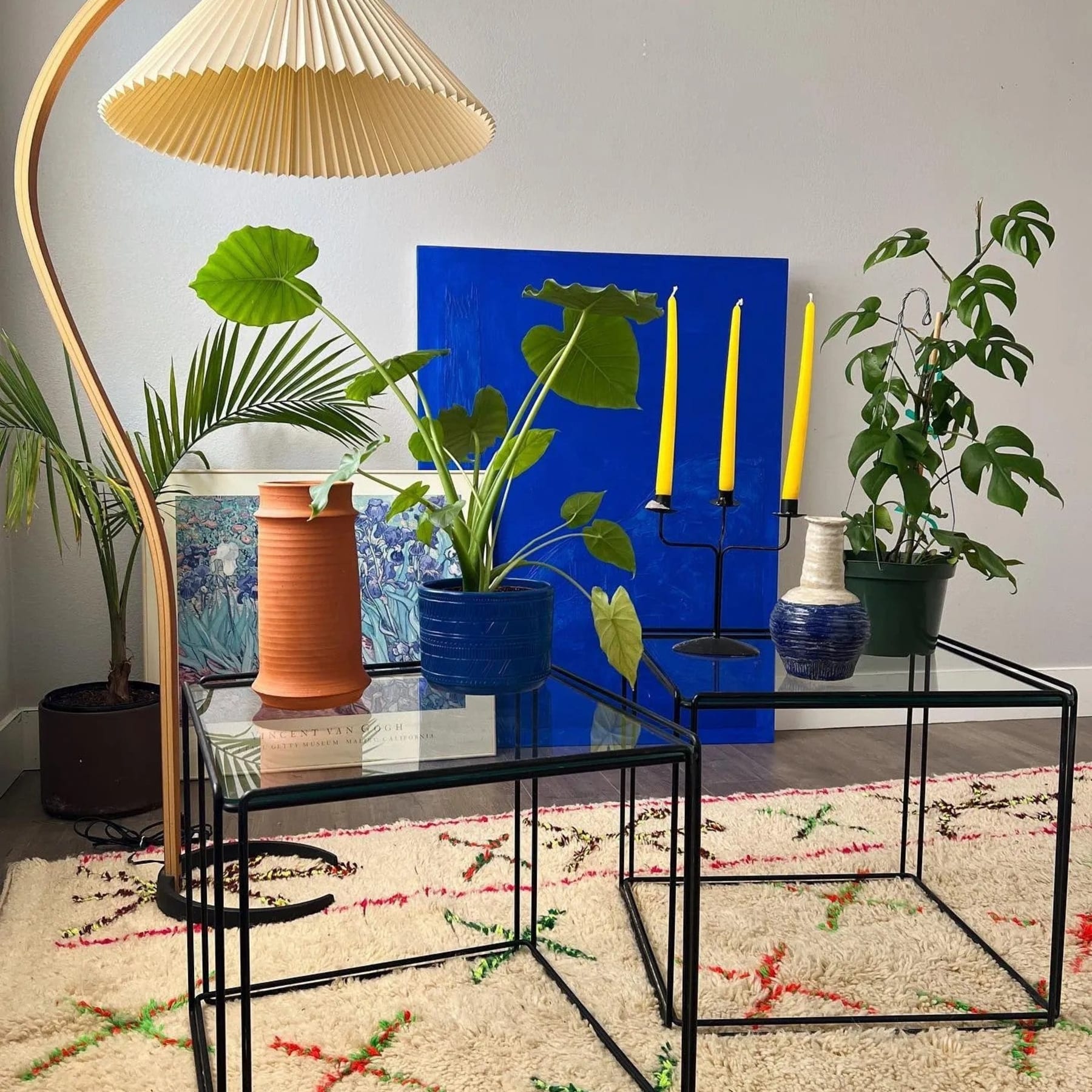 Scandinavian Wood Floor Lamp With Warm LED Glow for Living Room — Halden Lighting