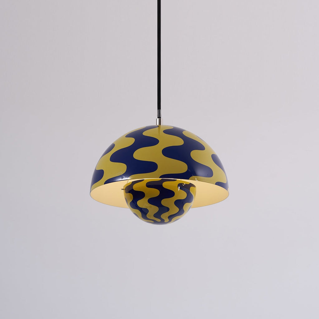 Modern Metal Dome Pendant Light With Integrated LED for Kitchen and Dining — Halden Lighting