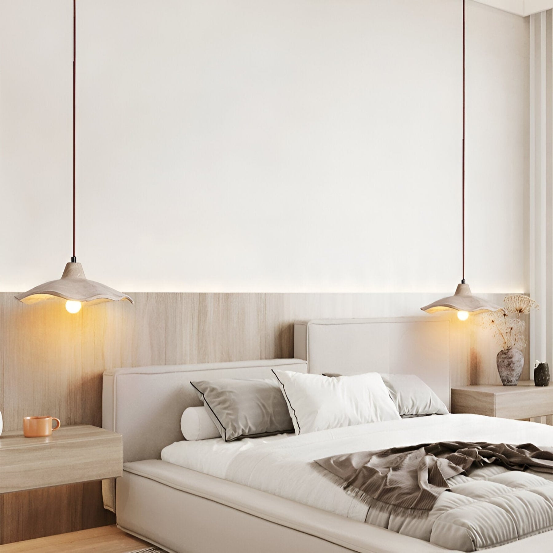 Modern Concrete Pendant Light for Dining and Kitchen — Halden Lighting