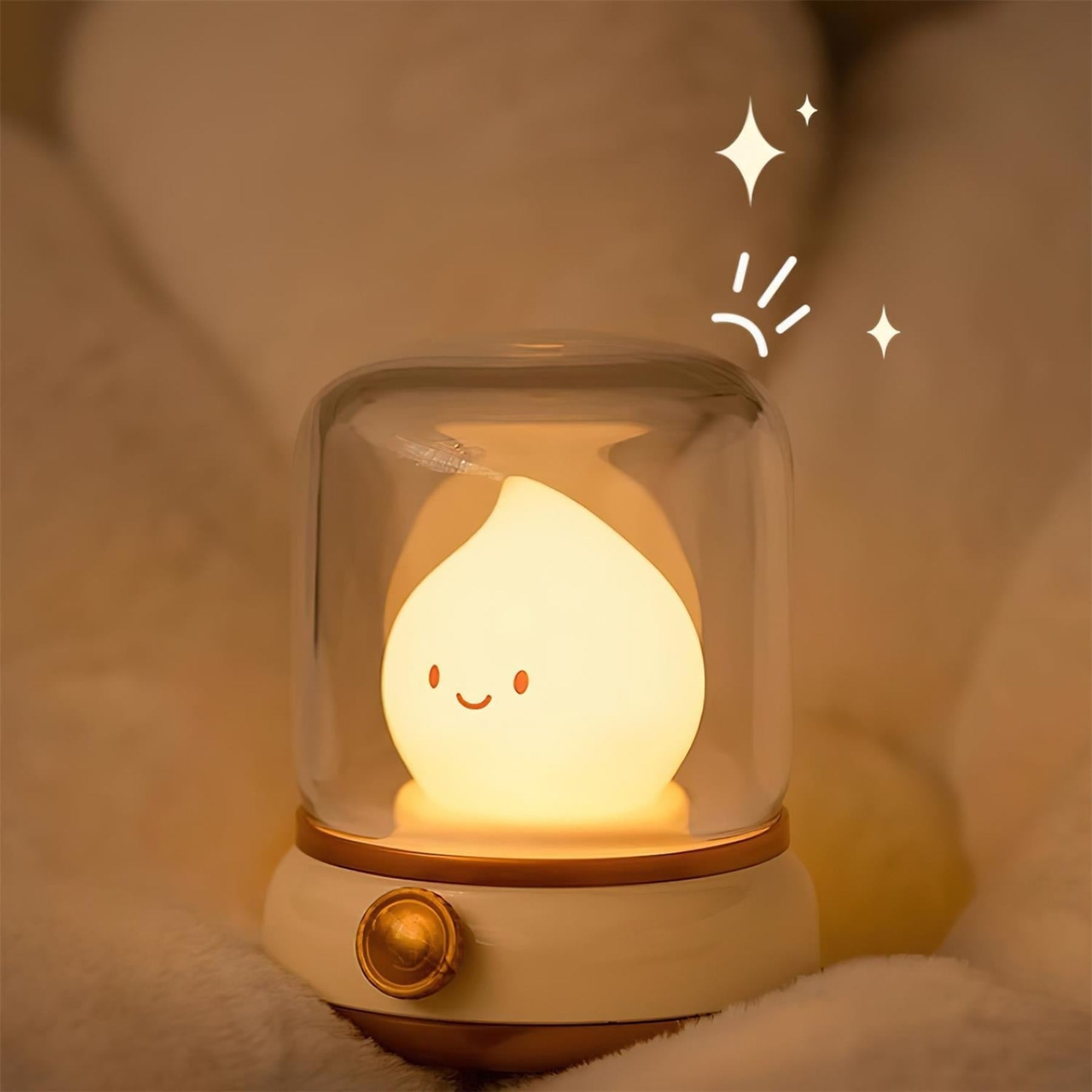 Modern Cordless Table Lamp With Warm LED Glow — Halden Lighting