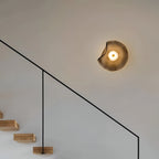 Modern Glass Wall Light With Warm LED Glow — Halden Lighting