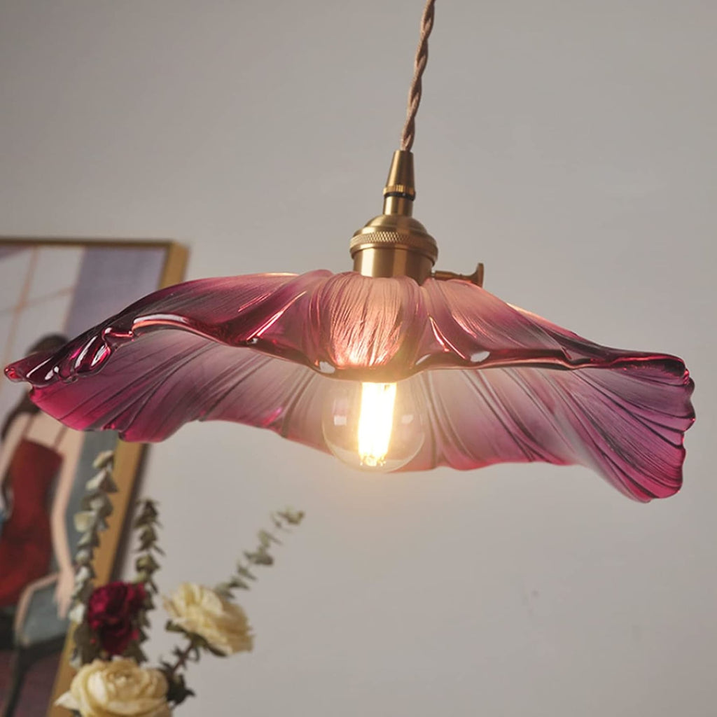 Bohemian Glass Pendant Light With Warm LED Glow — Halden Lighting