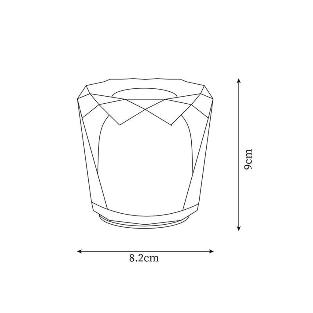 Modern Crystal Table Lamp With Warm LED Glow for Living Room — Halden Lighting