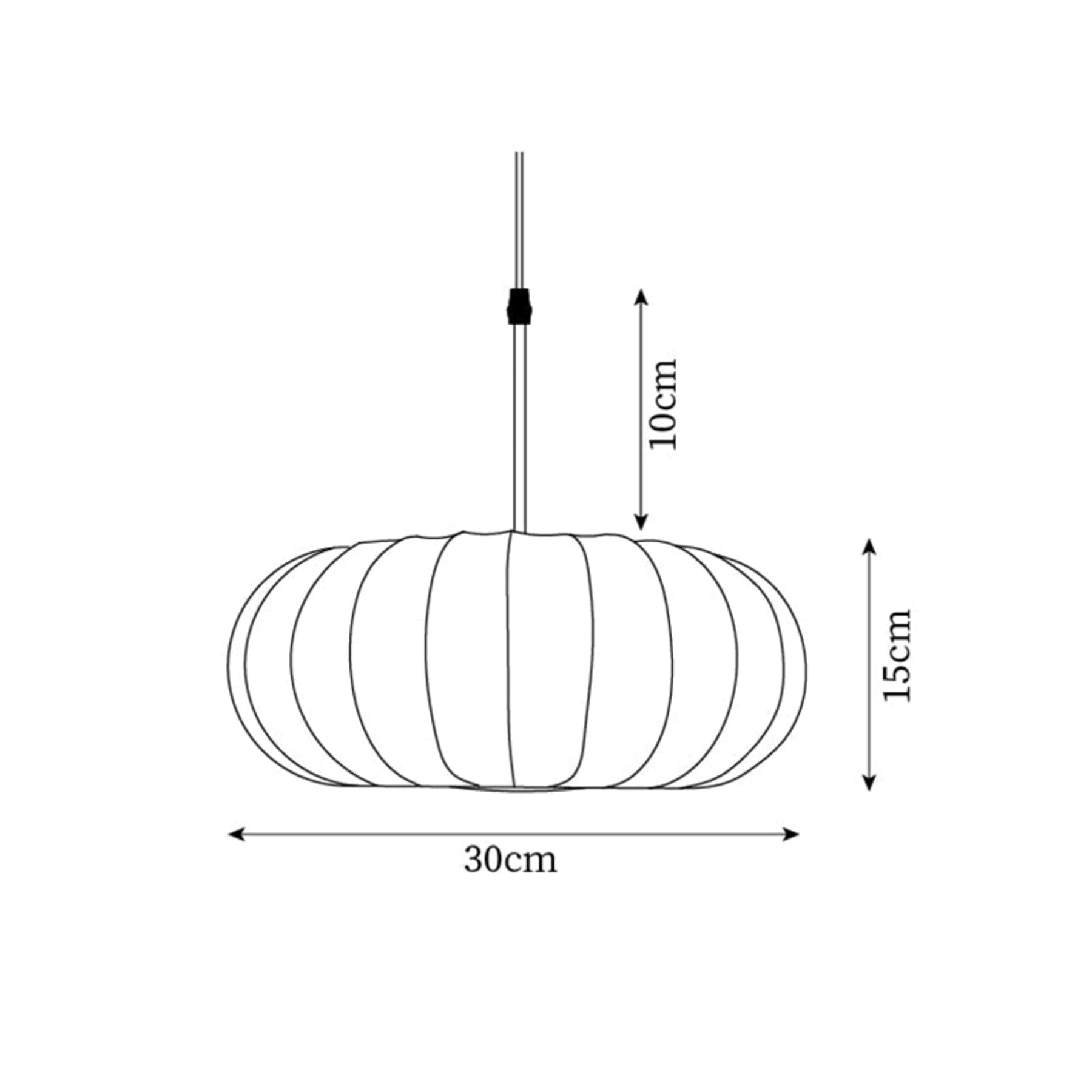 Modern Fabric Pendant Light for Living and Dining Rooms — Halden Lighting