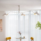 Modern Linear Metal Ceiling Light for Living Room — Halden Lighting