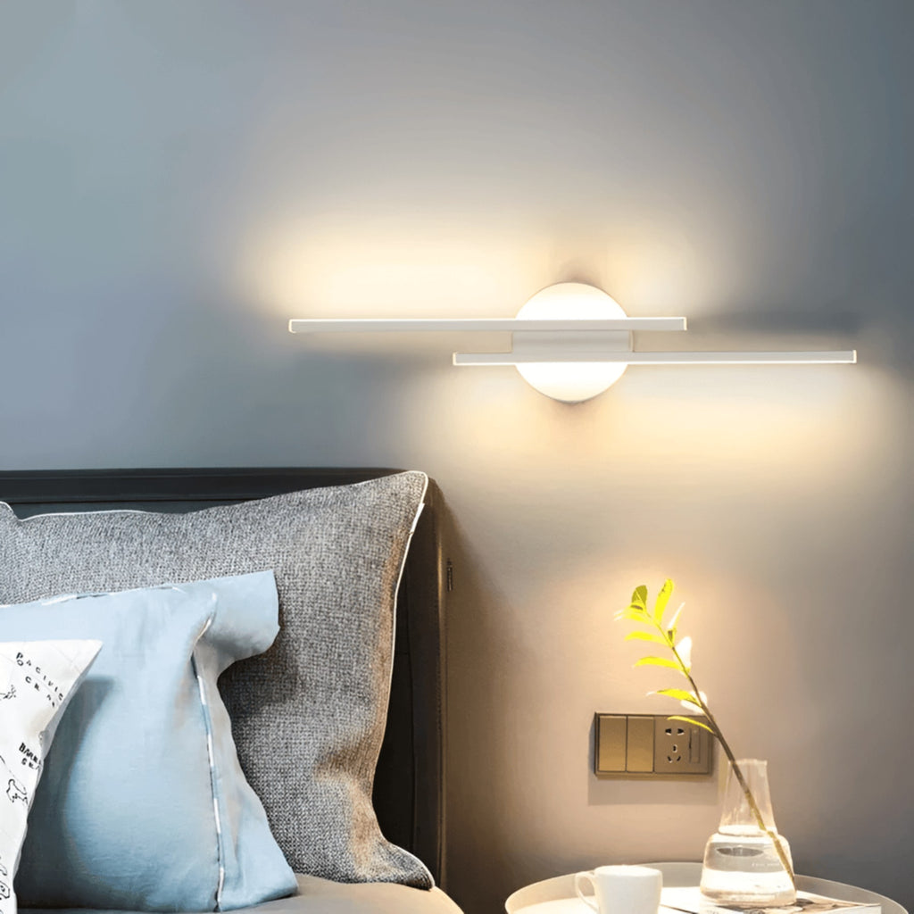 Modern Metal Wall Light for Bedroom and Living Room — Halden Lighting