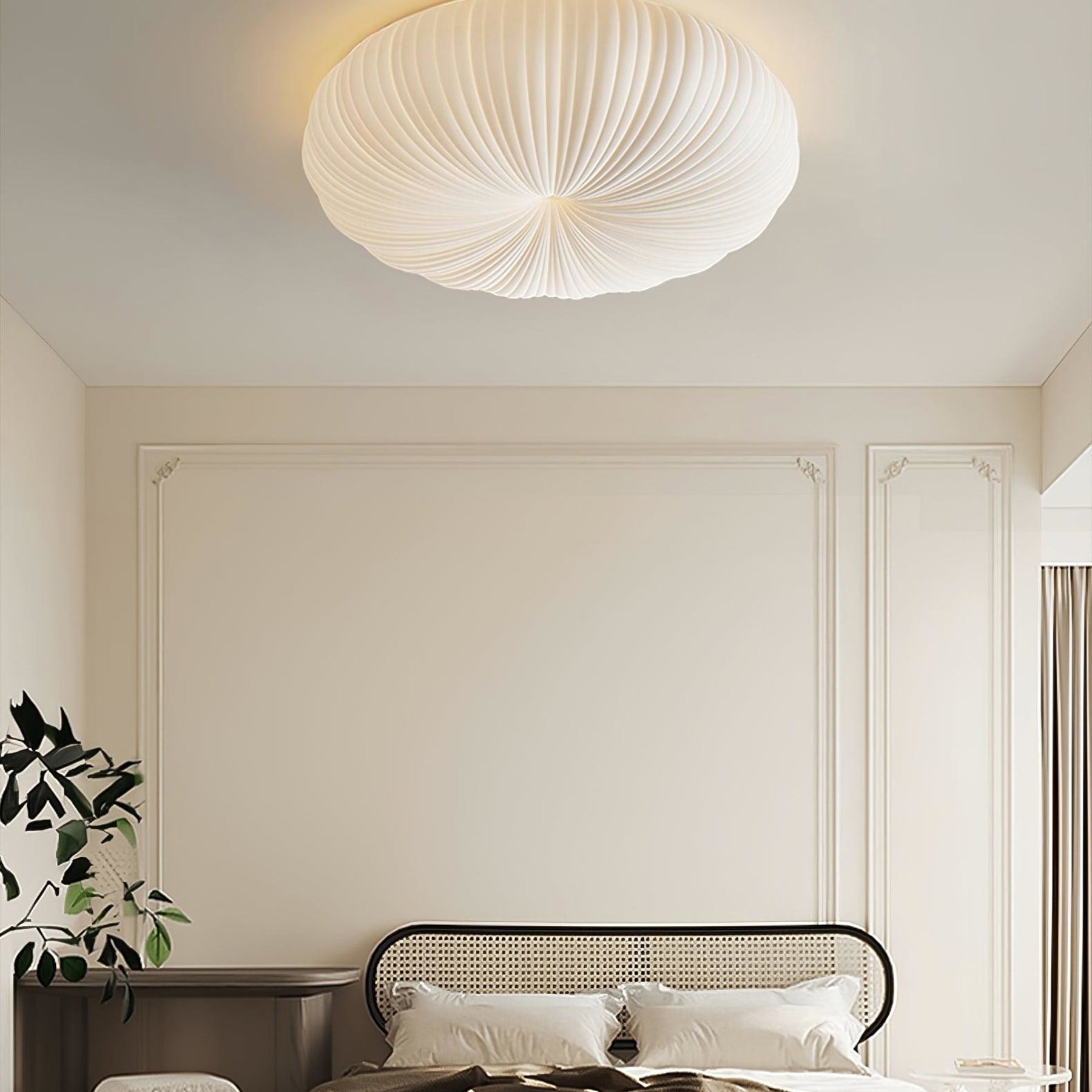 Modern Round Flush Mount Ceiling Light for Living Room — Halden Lighting