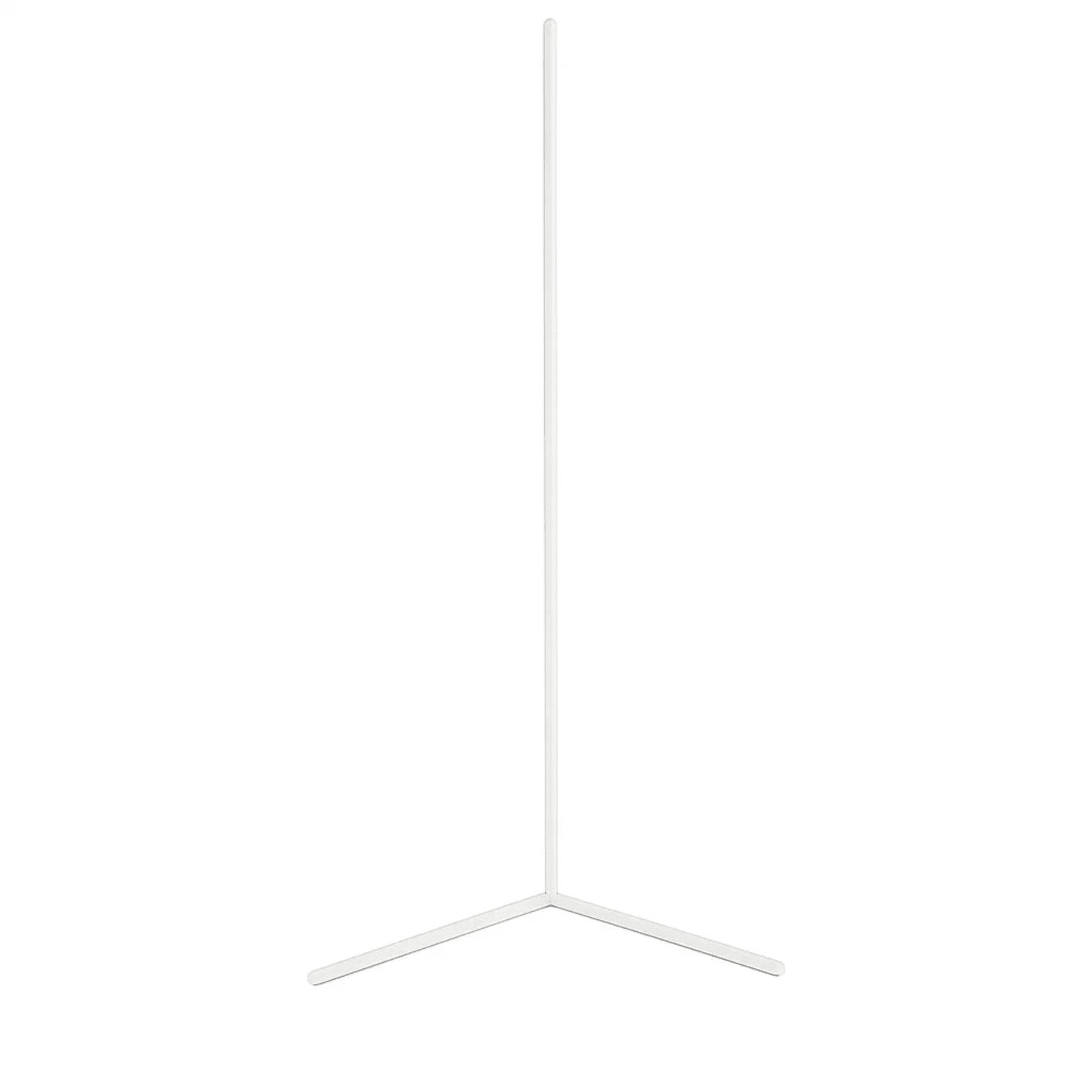 Minimalist Aluminium Floor Lamp for Living Room in White — Halden Lighting