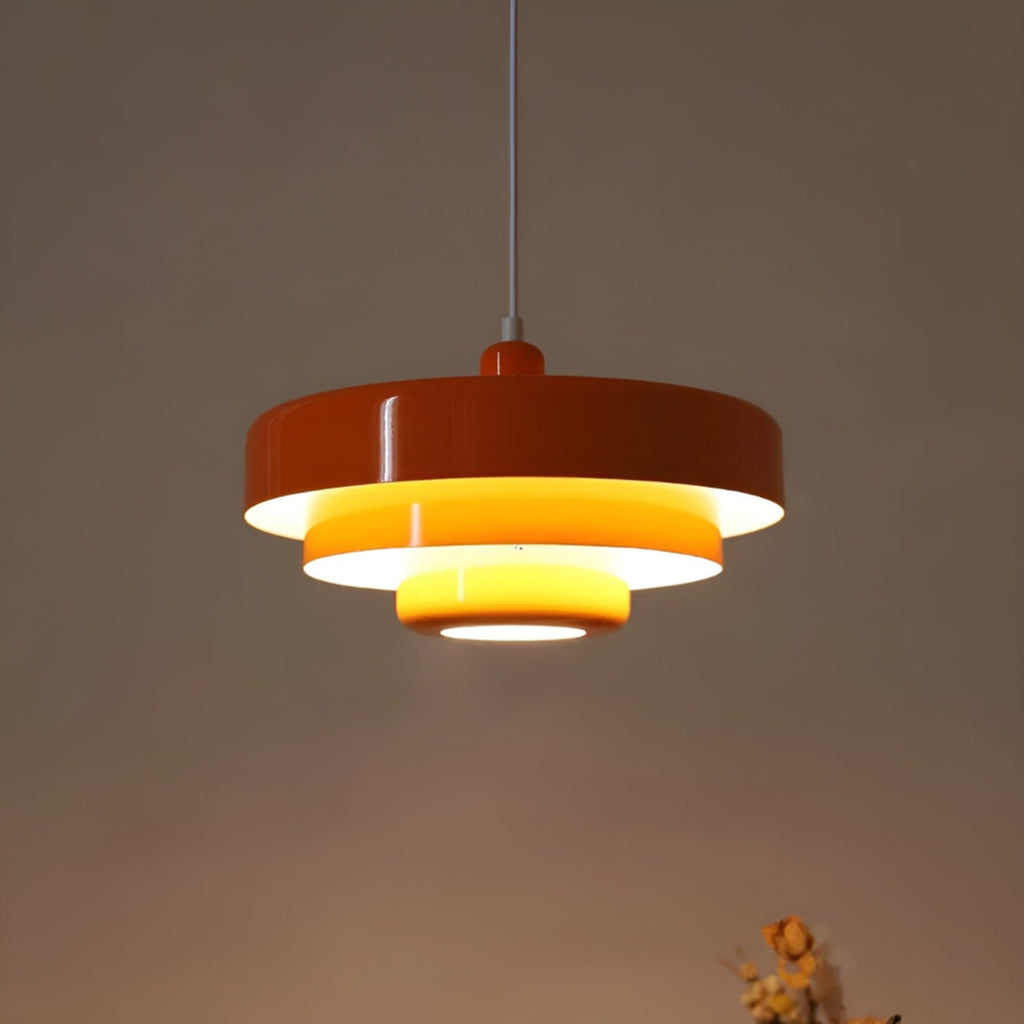 Retro Glass Pendant Light With Warm LED Glow — Halden Lighting