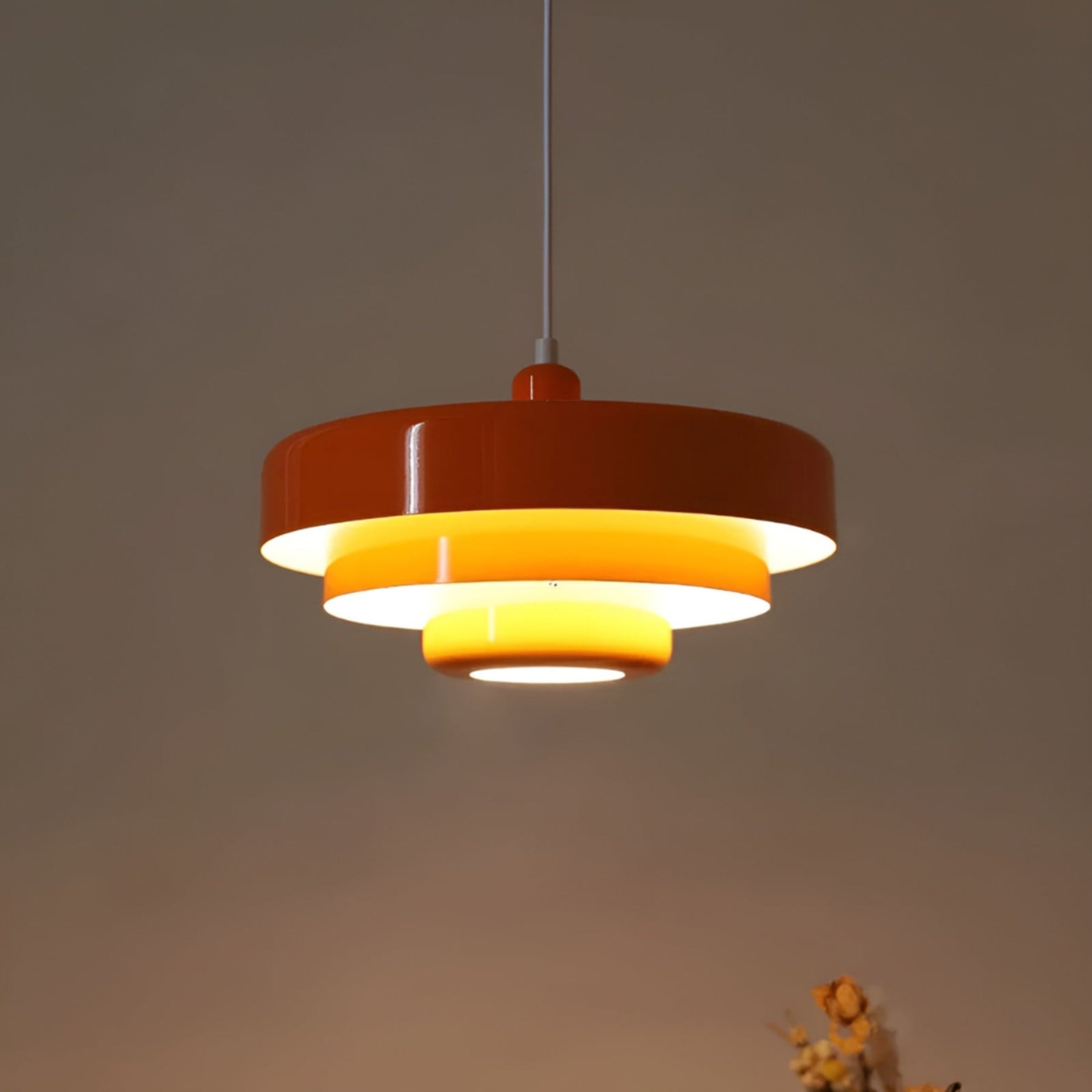 Retro Glass Pendant Light With Warm LED Glow — Halden Lighting