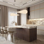 Modern Round Pendant Light With Stepless Dimming — Halden Lighting