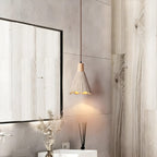 Modern Concrete Pendant Light With Warm LED Glow — Halden Lighting
