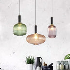 Modern Glass Pendant Light With Warm LED Glow — Halden Lighting