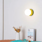 Modern Glass Wall Light With Warm LED Glow — Halden Lighting
