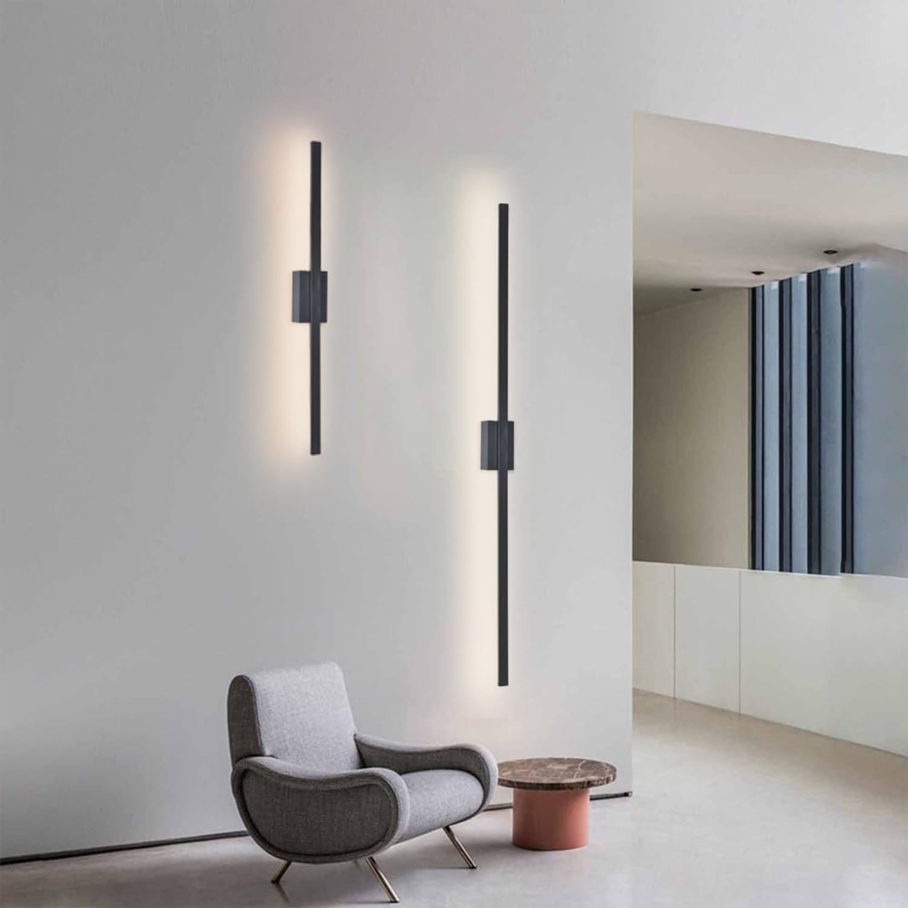 Minimalist Linear Wall Light With Warm LED Glow — Halden Lighting