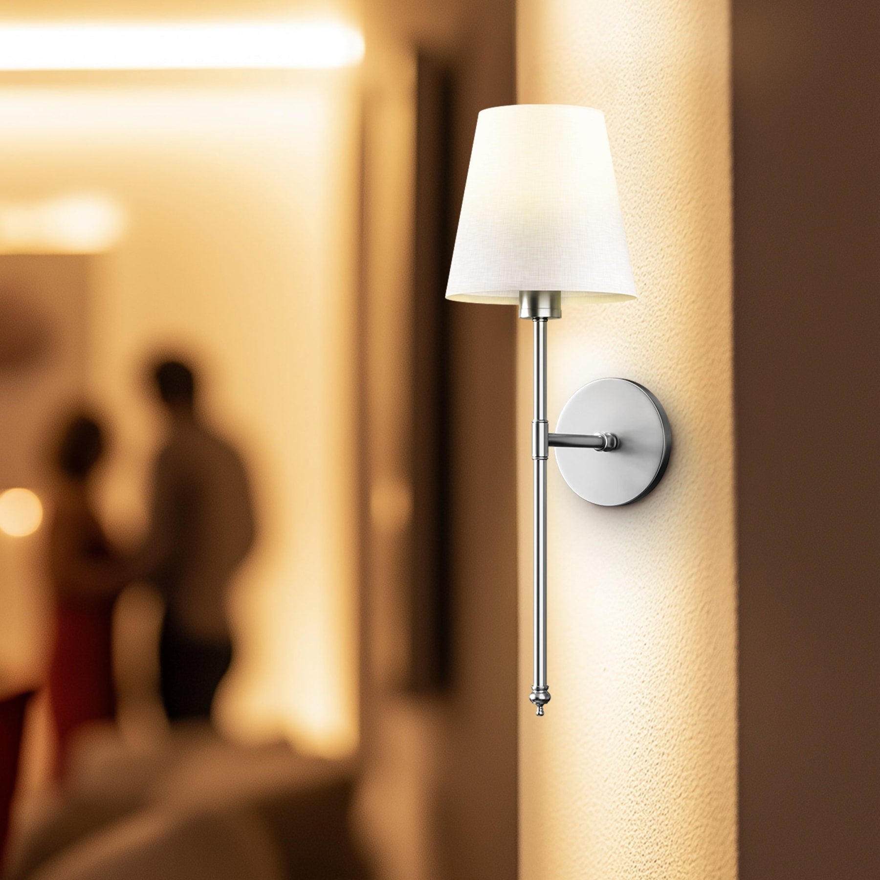 Modern Metal Wall Light With Rechargeable Cordless Design — Halden Lighting