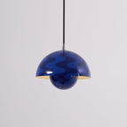 Modern Metal Dome Pendant Light With Integrated LED for Kitchen and Dining — Halden Lighting