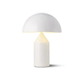 Modern Metal Table Lamp for Living Room and Bedroom in White — Halden Lighting