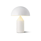 Modern Metal Table Lamp for Living Room and Bedroom in White — Halden Lighting