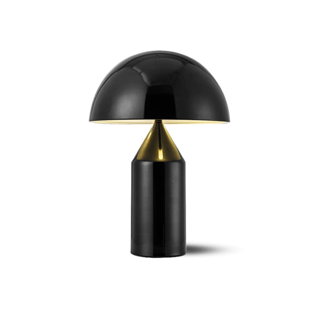 Modern Metal Table Lamp for Living Room and Bedroom in Black — Halden Lighting