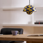 Modern Metal Dome Pendant Light With Integrated LED for Kitchen and Dining — Halden Lighting