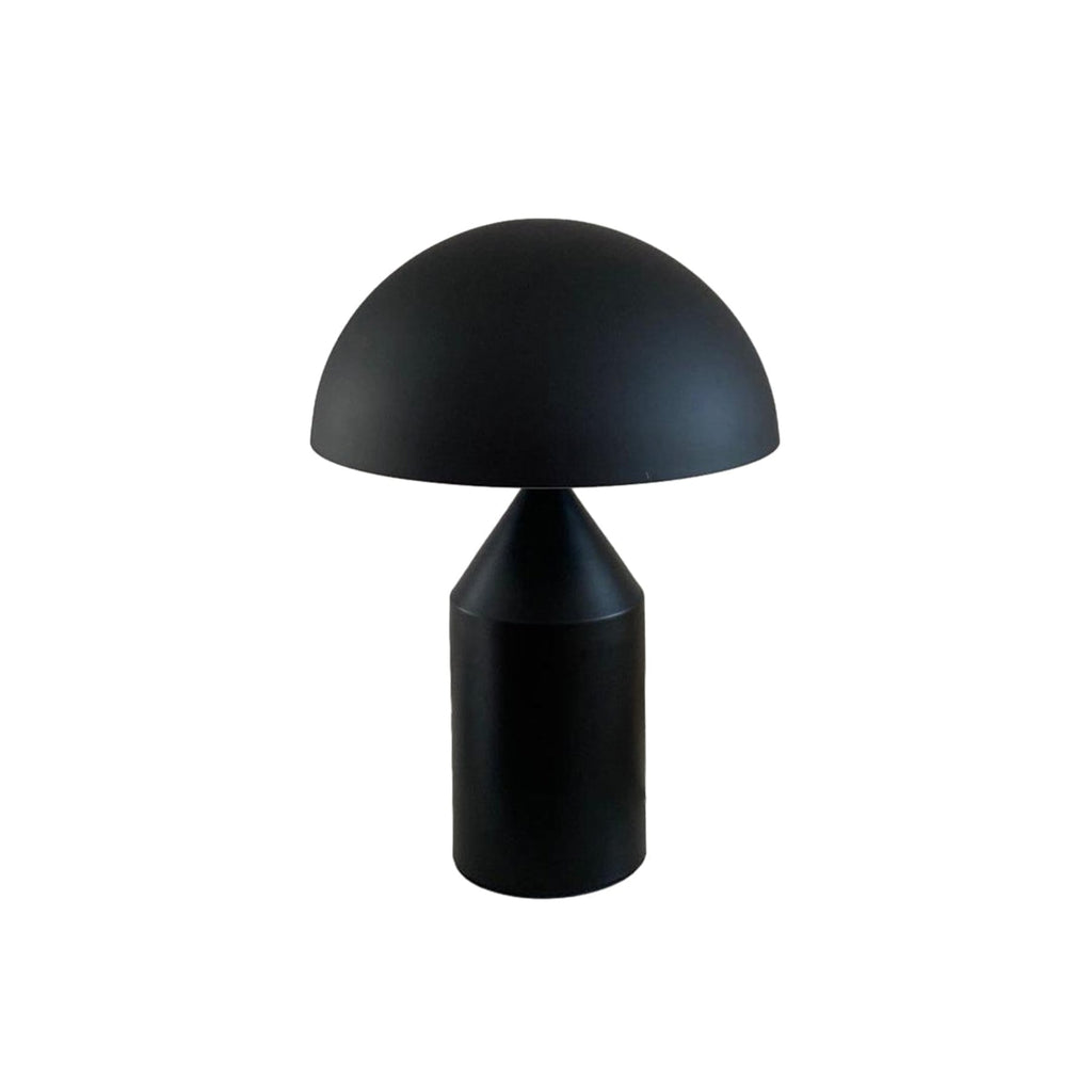 Modern Metal Table Lamp for Living Room and Bedroom in Matte Black — Halden Lighting
