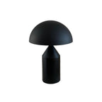Modern Metal Table Lamp for Living Room and Bedroom in Matte Black — Halden Lighting