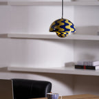 Modern Metal Dome Pendant Light With Integrated LED for Kitchen and Dining — Halden Lighting