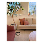 Scandinavian Wood Floor Lamp With Warm LED Glow for Living Room — Halden Lighting