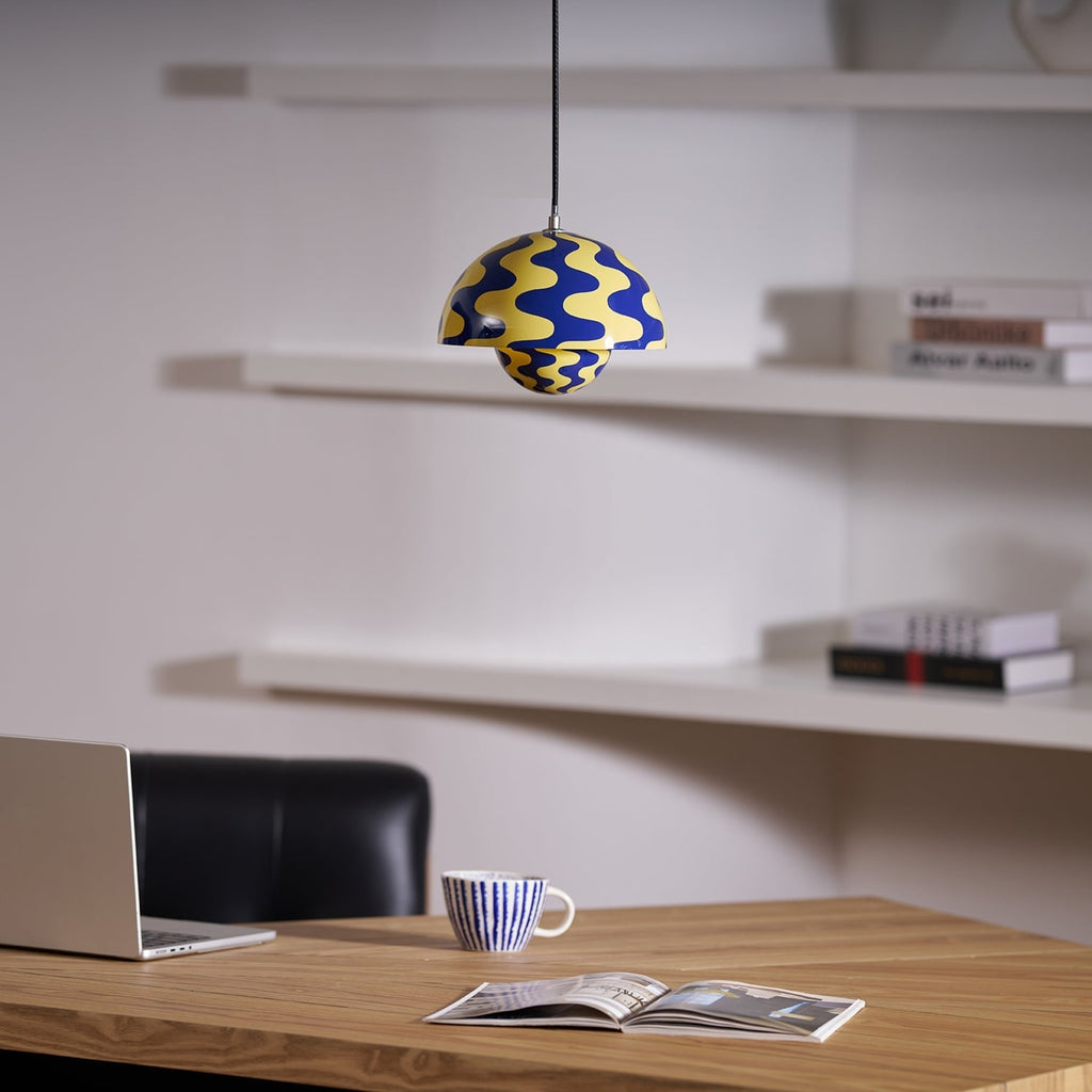 Modern Metal Dome Pendant Light With Integrated LED for Kitchen and Dining — Halden Lighting