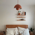 Modern Metal Dome Pendant Light With Integrated LED for Kitchen and Dining — Halden Lighting