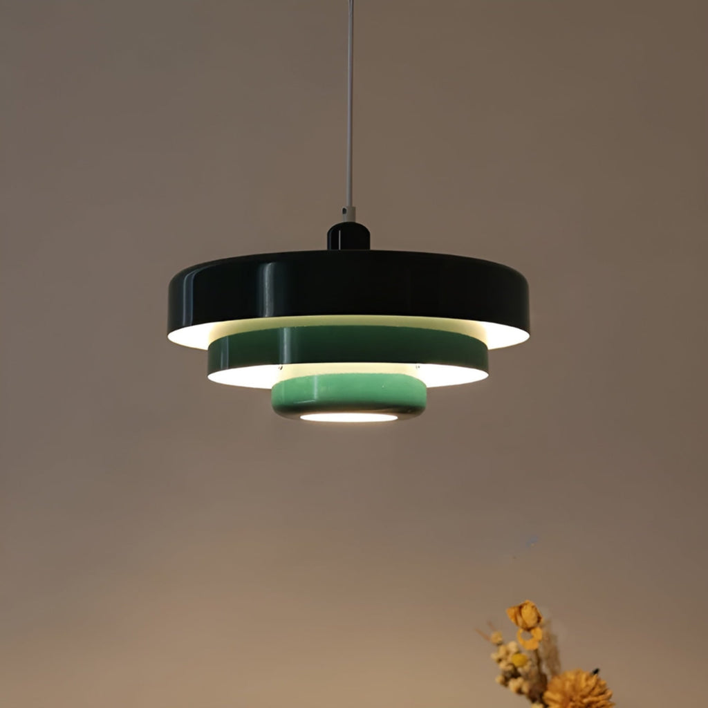Retro Glass Pendant Light With Warm LED Glow — Halden Lighting