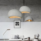 Modern Stone Pendant Light With Matte Finish for Living Room — Halden Lighting