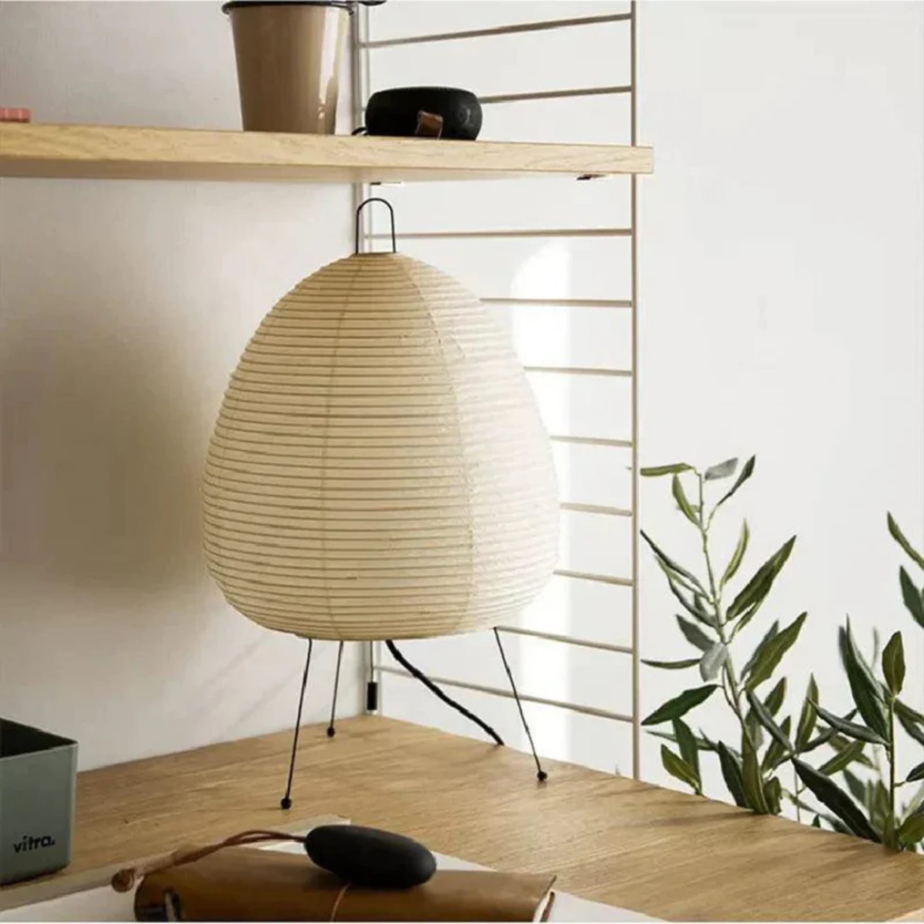 Modern Rice Paper Floor Lamp for Living Room and Bedroom — Halden Lighting