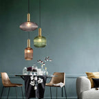 Modern Glass Pendant Light With Warm LED Glow — Halden Lighting