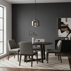 Modern Glass Pendant Light With USB Rechargeable Battery — Halden Lighting