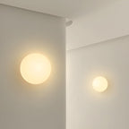 Modern Glass Wall Light With Warm LED Glow — Halden Lighting