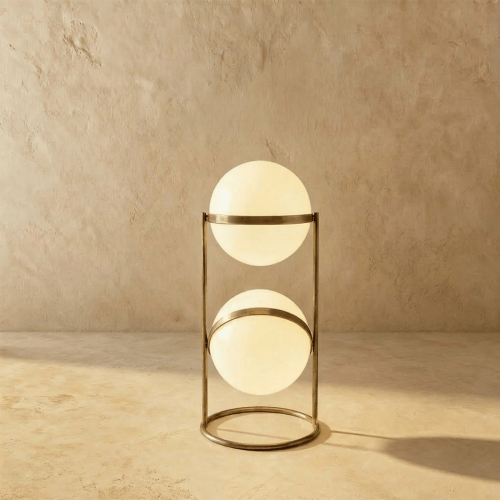Modern Chrome Floor Lamp With Warm LED Glow for Living Room — Halden Lighting