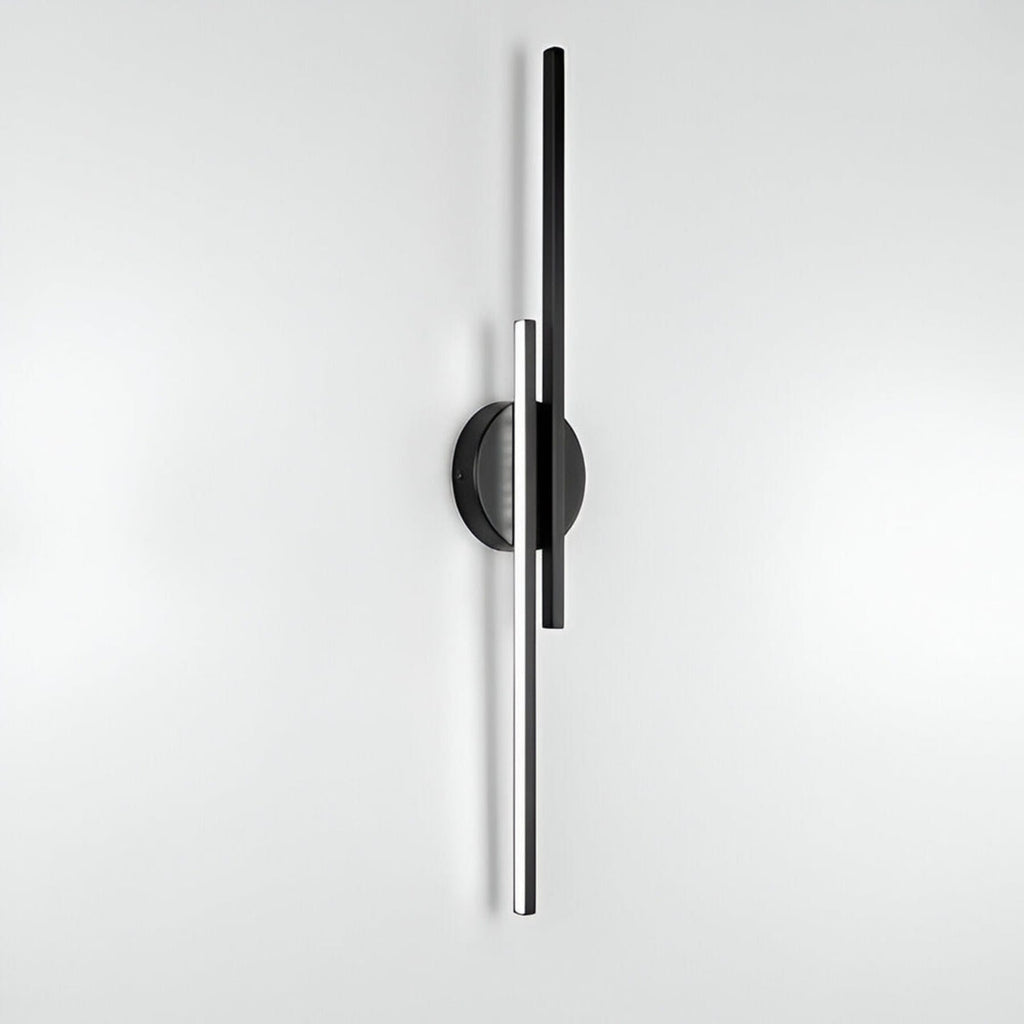 Modern Metal Wall Light for Bedroom and Living Room in Black — Halden Lighting