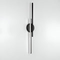Modern Metal Wall Light for Bedroom and Living Room in Black — Halden Lighting