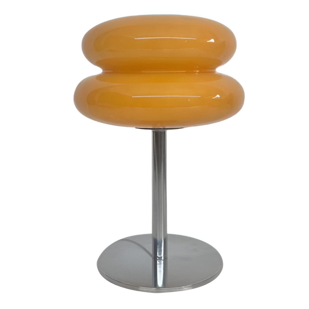 Retro Glass Table Lamp With USB Plug-In Power for Living Room — Halden Lighting