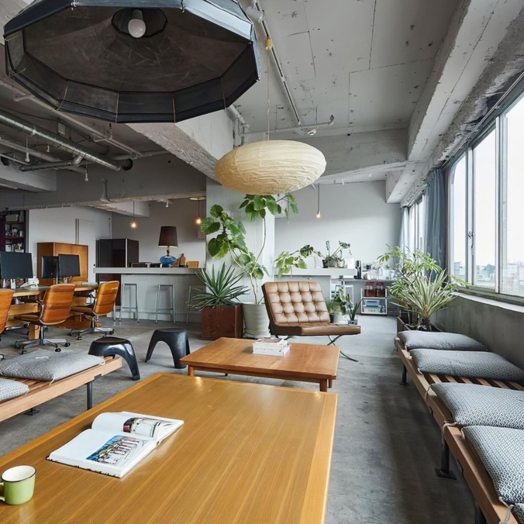Scandinavian Paper Pendant Light With Warm LED Glow — Halden Lighting