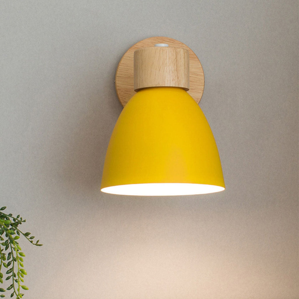 Modern Wood Wall Light With Matte Finish — Halden Lighting